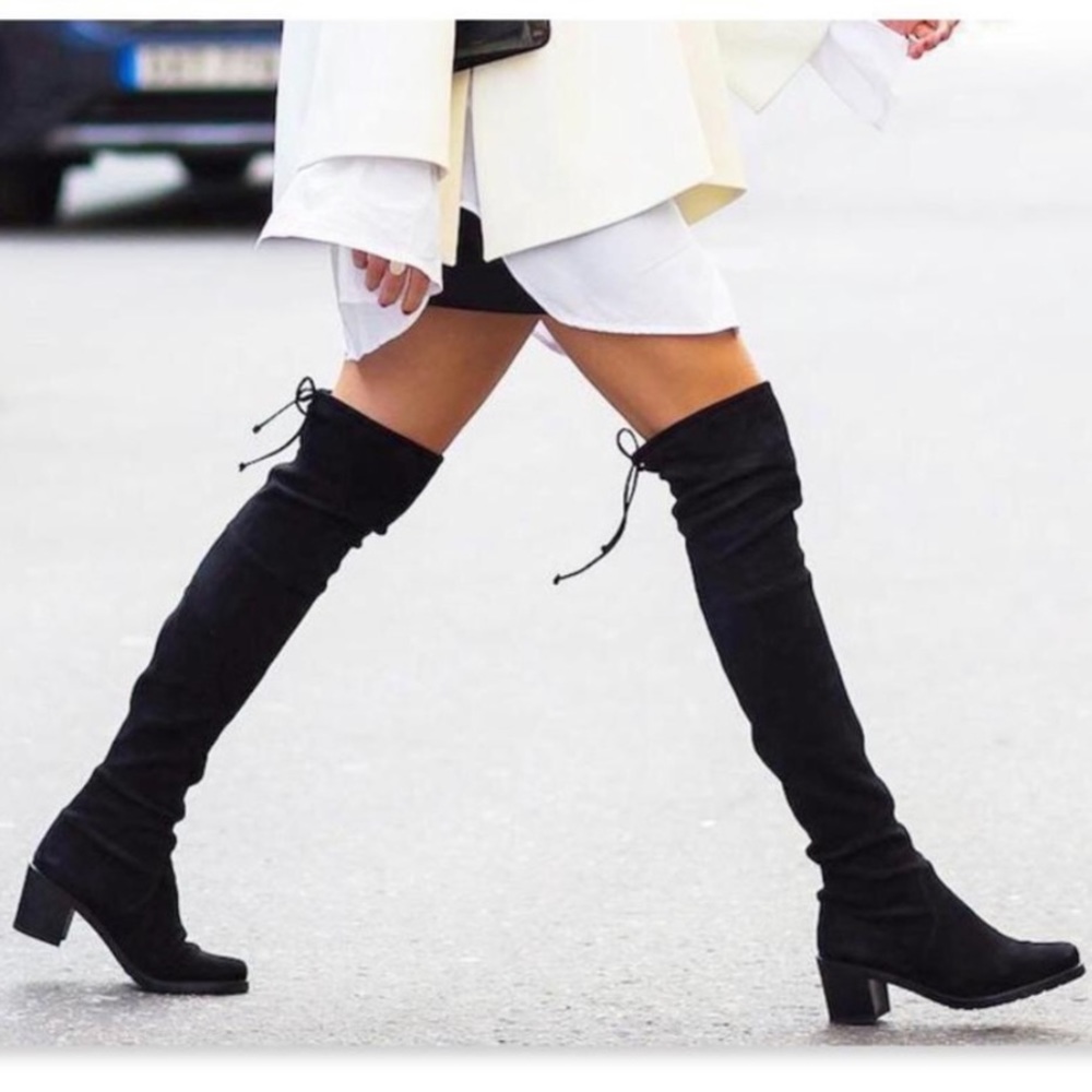 Stuart Weitzman suede thigh high boots 7.5